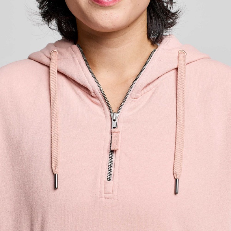 Saucony Recovery Zip Hoody Lotus | 728930-FHZ