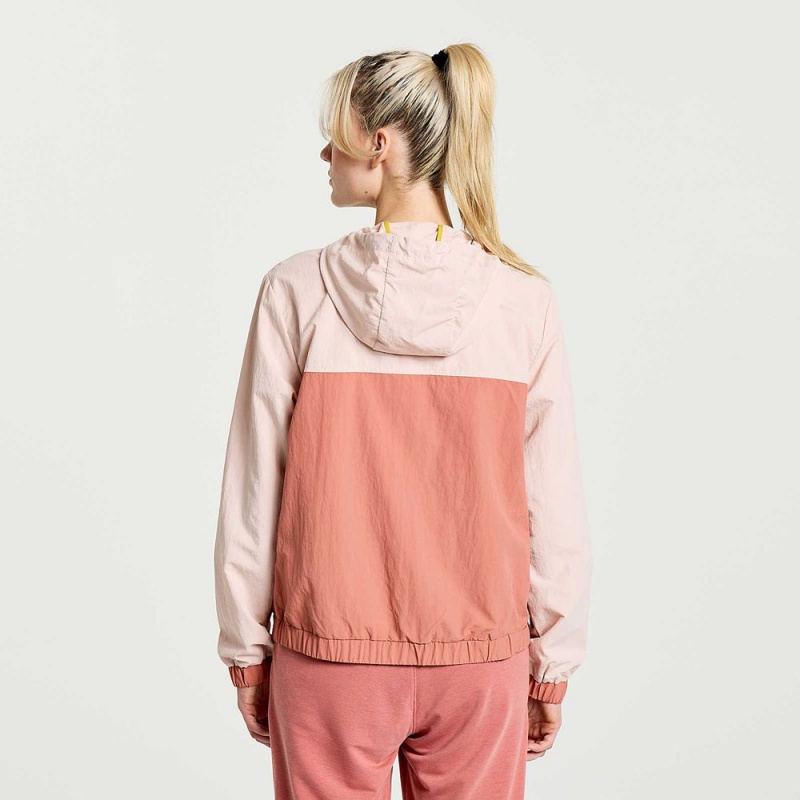 Saucony Rested Anorak Sepia Rose | 063482-YRW