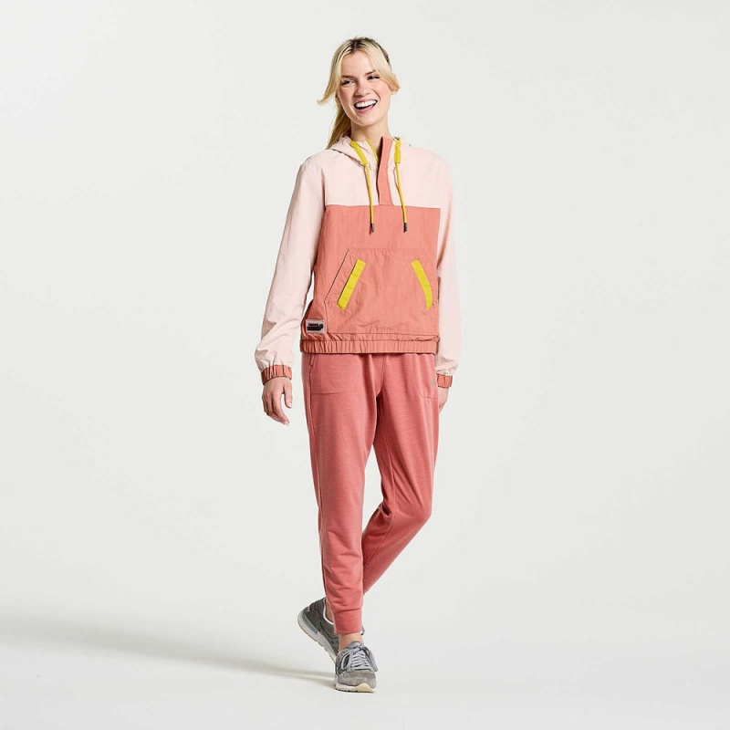 Saucony Rested Anorak Sepia Rose | 063482-YRW