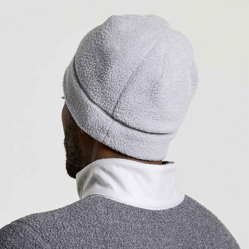 Saucony Rested Sherpa Beanie Light Grey Heather | 642980-KFW