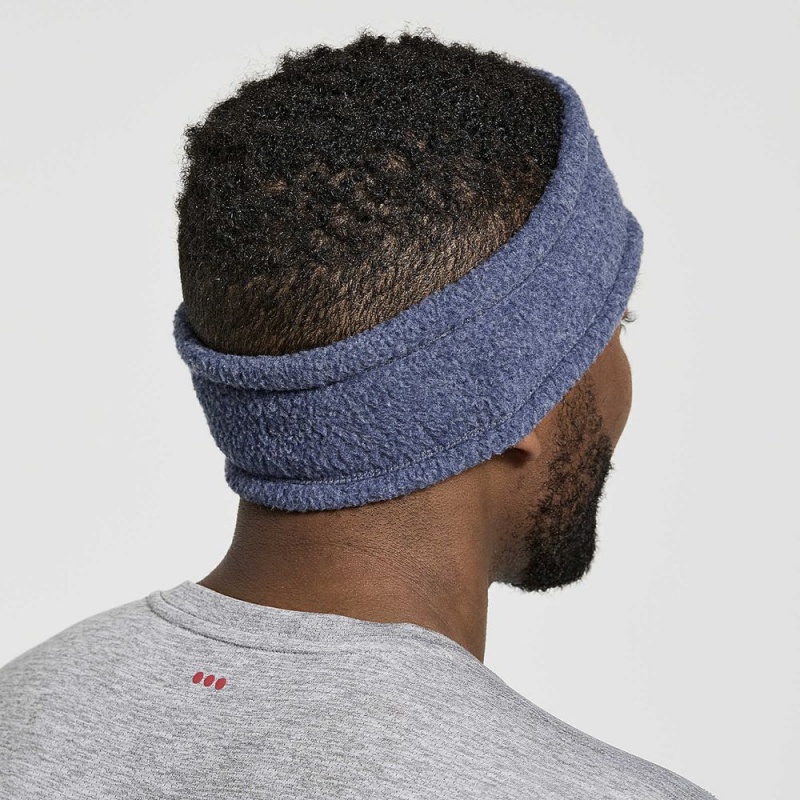 Saucony Rested Sherpa Headband Sodalite Heather | 326815-UQH