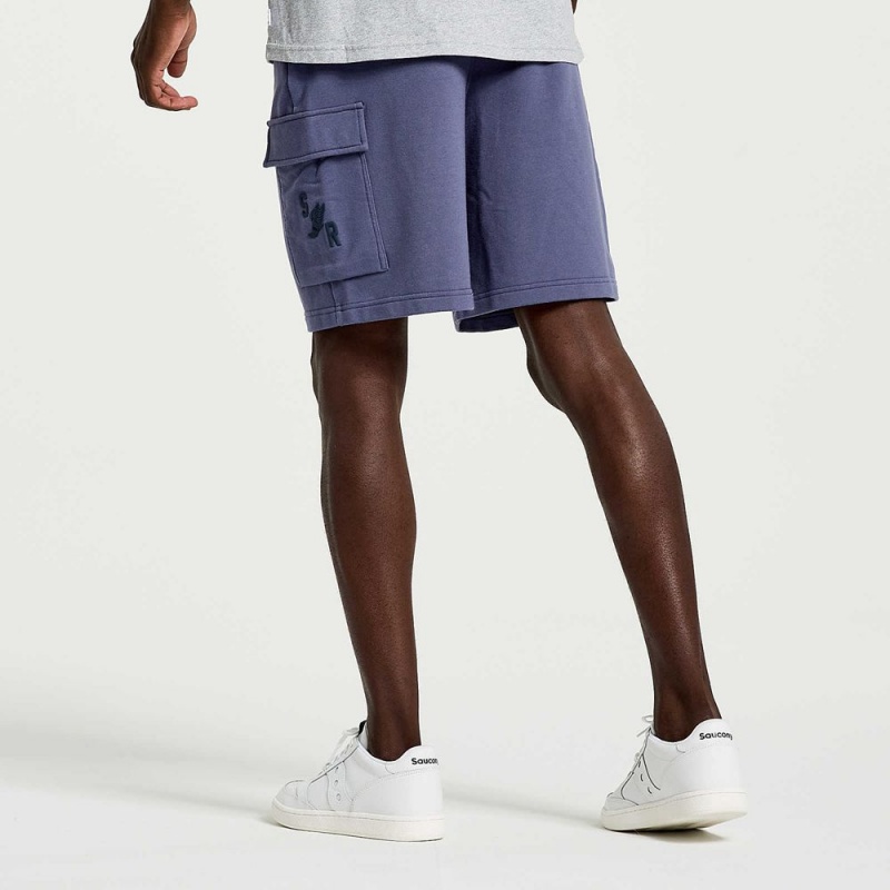 Saucony Rested Sweat Short Horizon Heather Graphic | 591634-DME