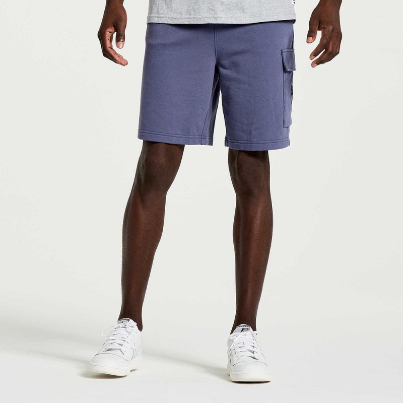 Saucony Rested Sweat Short Horizon Heather Graphic | 591634-DME