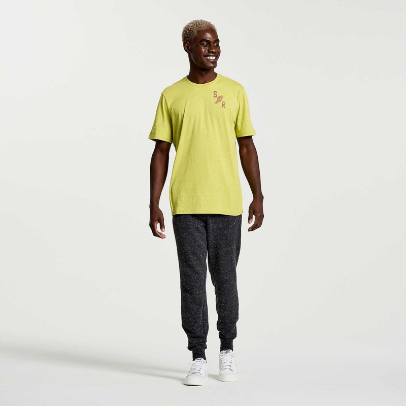 Saucony Rested T-Shirt Arroyo Heather Graphic | 174295-KMO