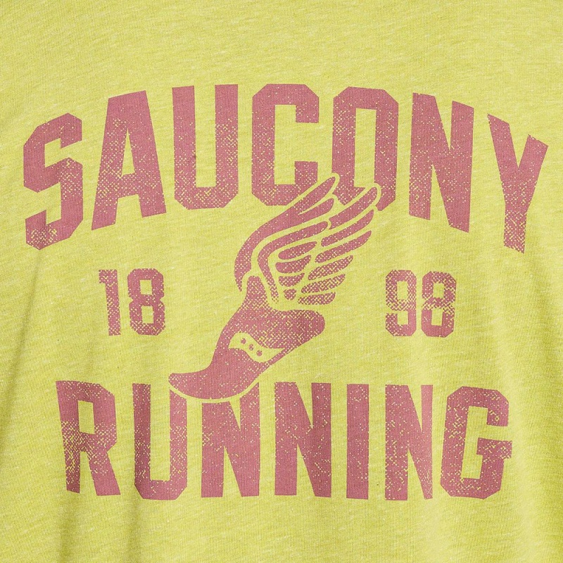 Saucony Rested T-Shirt Arroyo Heather Graphic | 174295-KMO