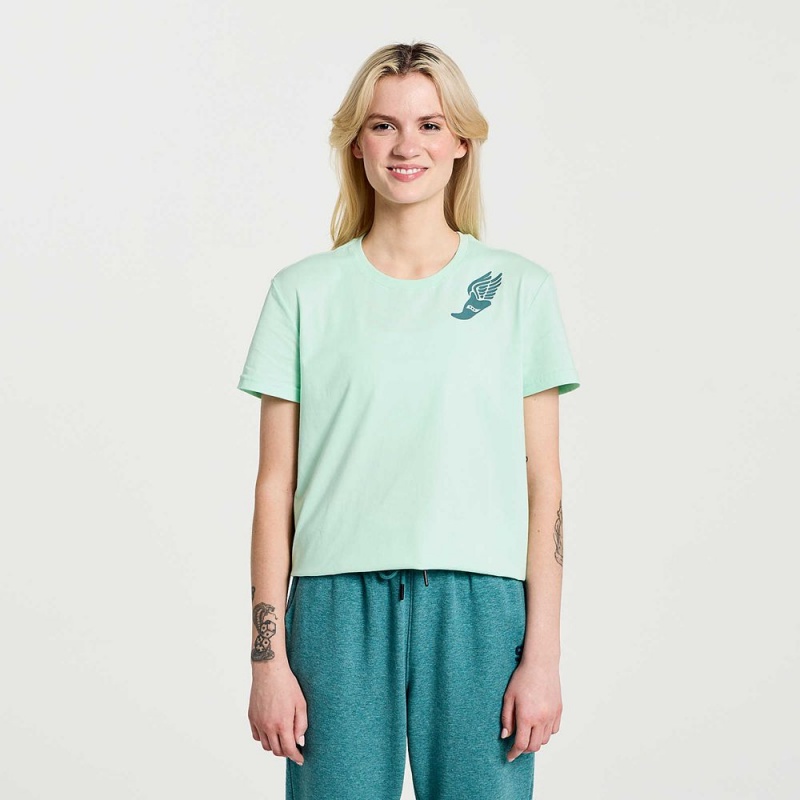 Saucony Rested T-Shirt Atmos Graphic | 410692-BJH