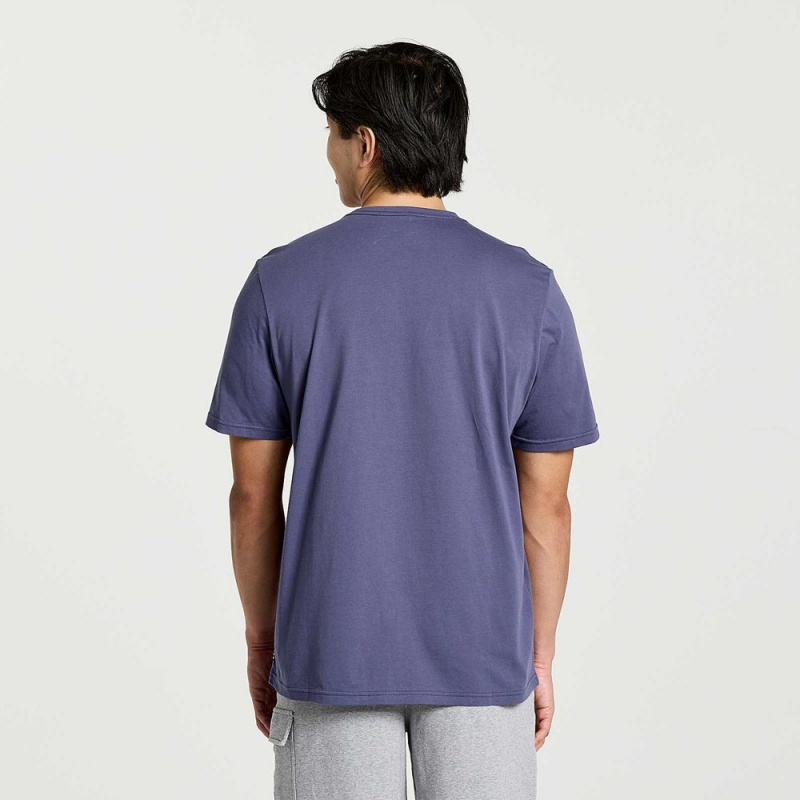 Saucony Rested T-Shirt Horizon Heather Graphic | 029516-TMZ