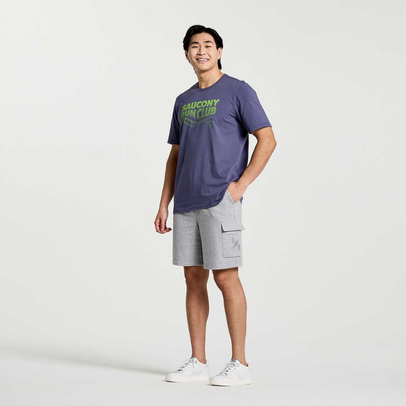 Saucony Rested T-Shirt Horizon Heather Graphic | 029516-TMZ