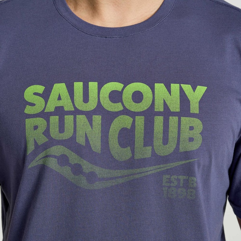 Saucony Rested T-Shirt Horizon Heather Graphic | 029516-TMZ