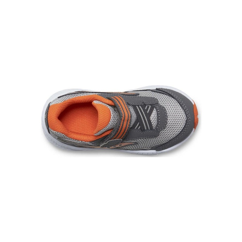 Saucony Ride 10 Jr. Sneaker Grey/Orange | 379604-BGE