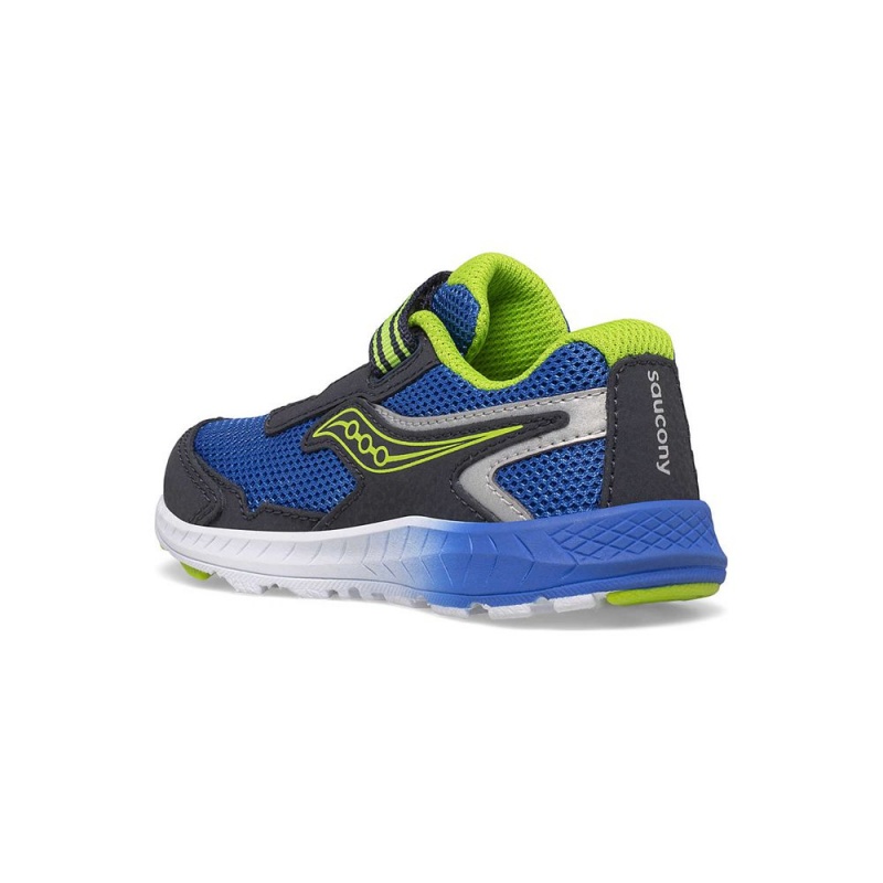 Saucony Ride 10 Jr. Sneaker Navy/Green | 123086-TJR