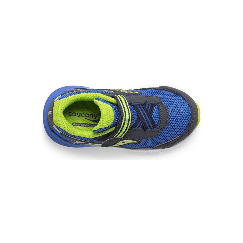 Saucony Ride 10 Jr. Sneaker Navy/Green | 123086-TJR