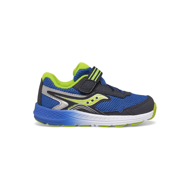 Saucony Ride 10 Jr. Sneaker Navy/Green | 123086-TJR