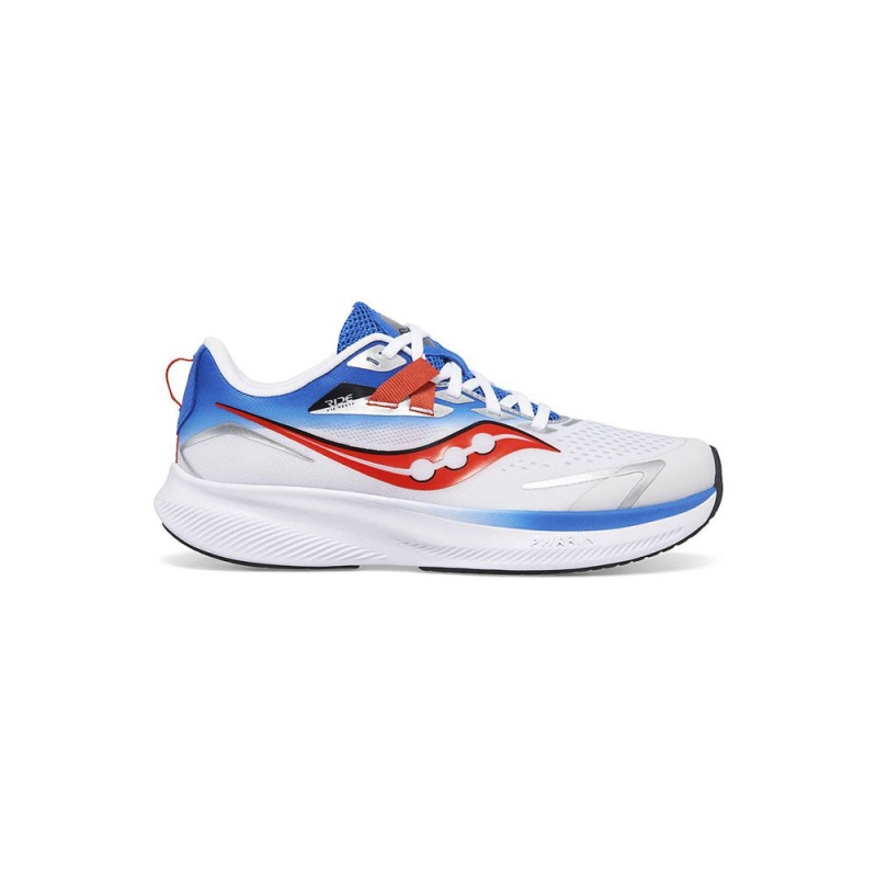 Saucony Ride 15 Sneaker Grey/Blue/Red | 718609-CJU