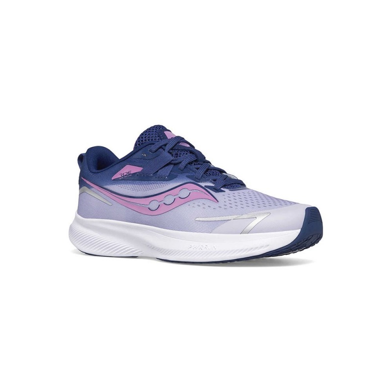 Saucony Ride 15 Sneaker Mauve/Indigo | 847513-UJN