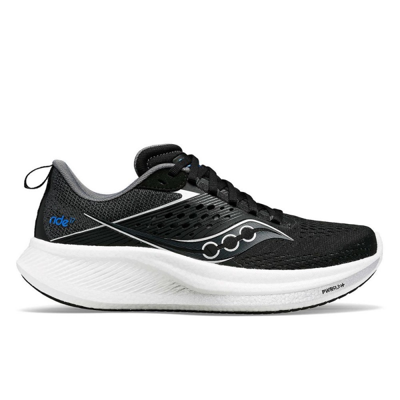 Saucony Ride 17 Black/White | 231076-IAY