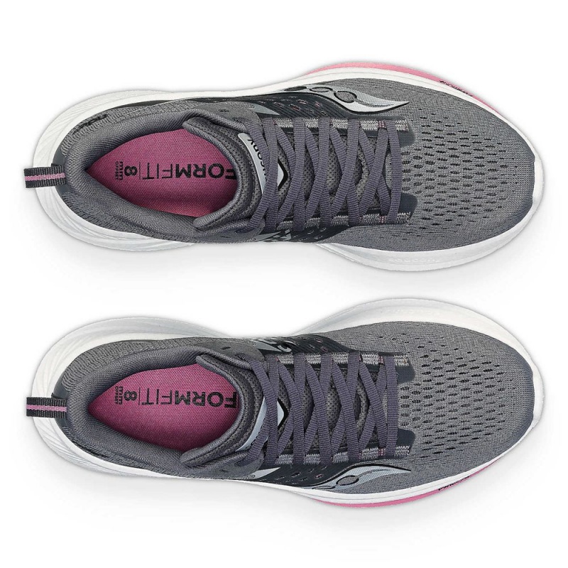 Saucony Ride 17 Cinder/Orchid | 067213-QAE