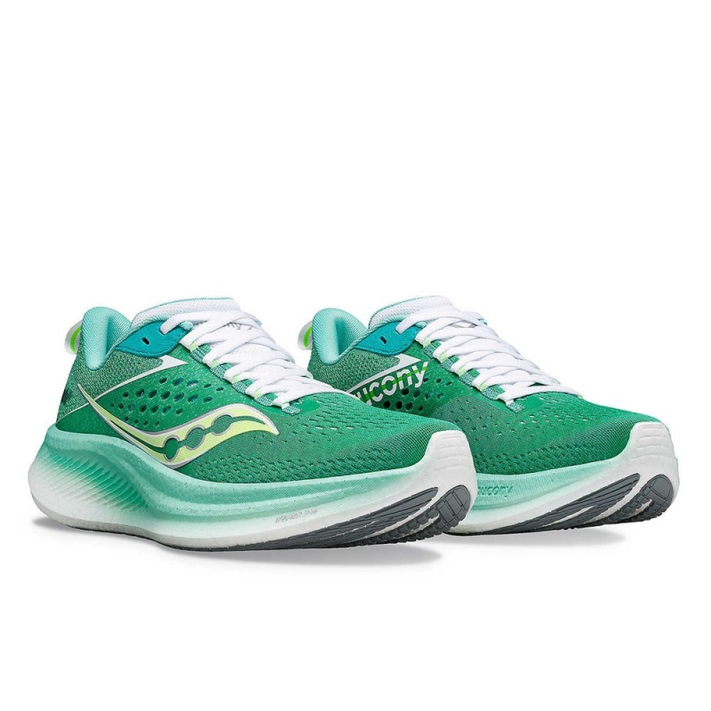 Saucony Ride 17 Mint/White | 036594-KDO