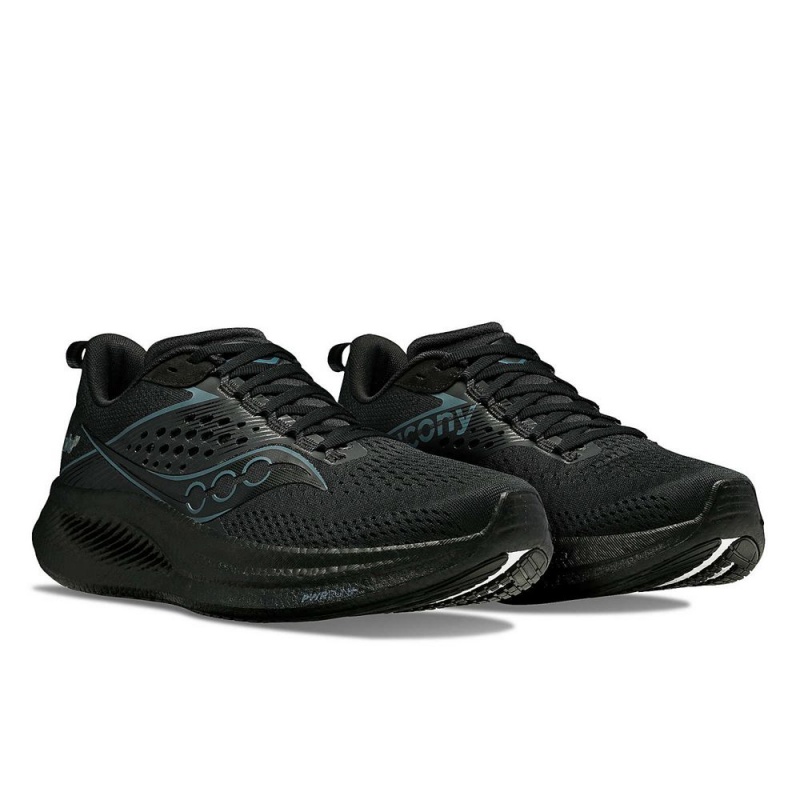 Saucony Ride 17 Triple Black | 794621-ASK