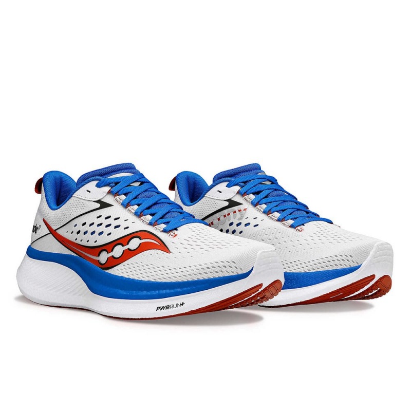 Saucony Ride 17 White/Cobalt | 895734-CEY