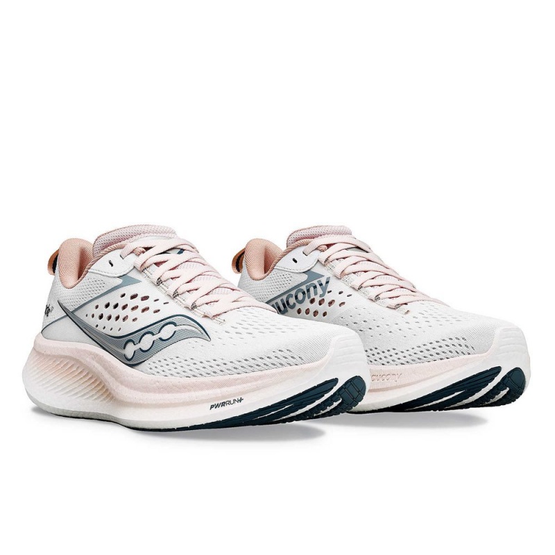 Saucony Ride 17 White/Lotus | 406281-BYL