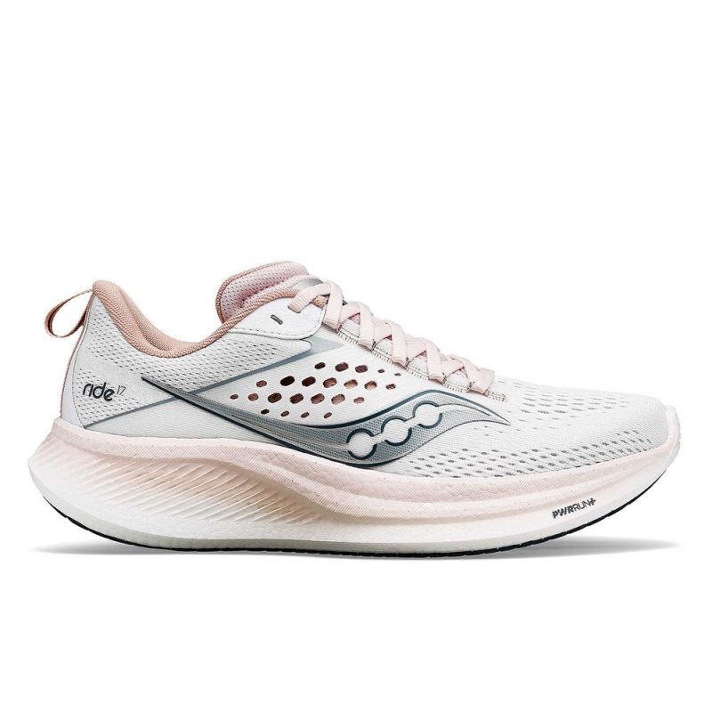 Saucony Ride 17 White/Lotus | 406281-BYL