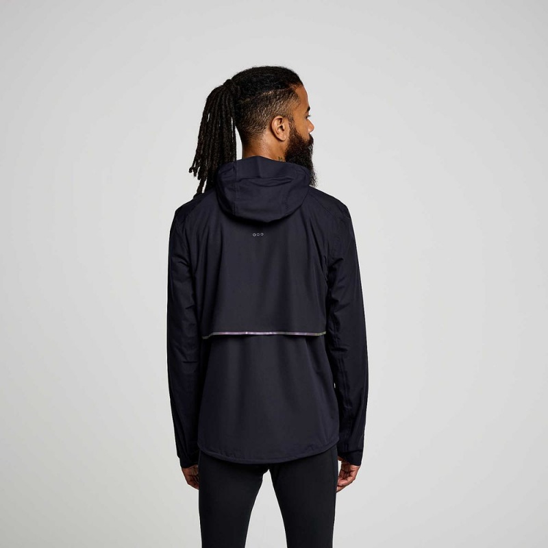 Saucony Runshield Jacket Black | 196270-UGV