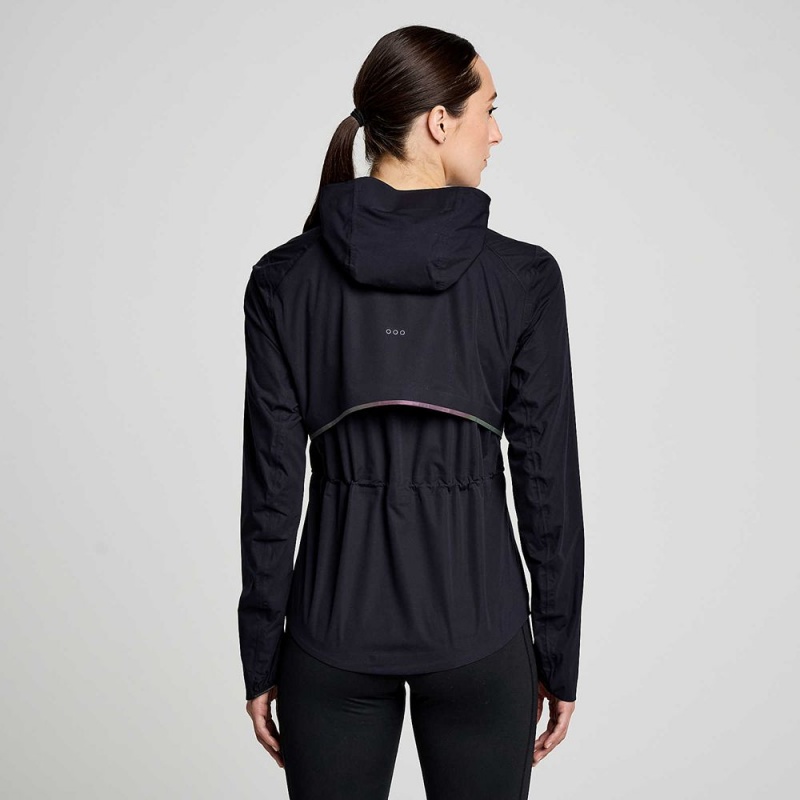 Saucony Runshield Jacket Black | 763019-DZB