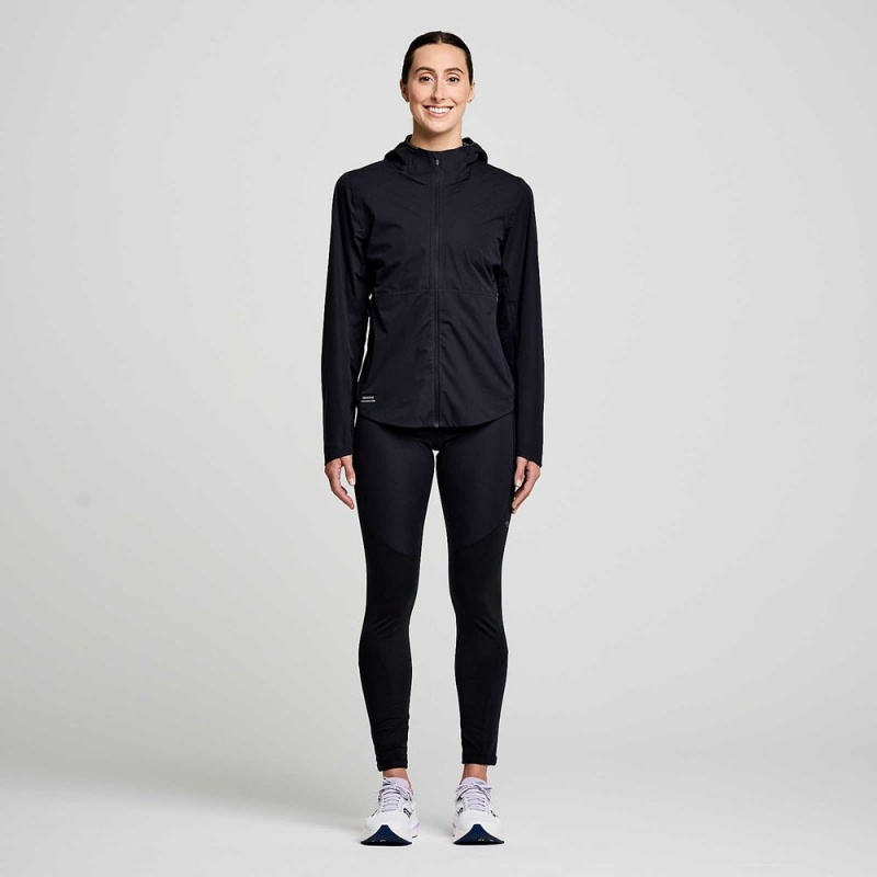 Saucony Runshield Jacket Black | 763019-DZB