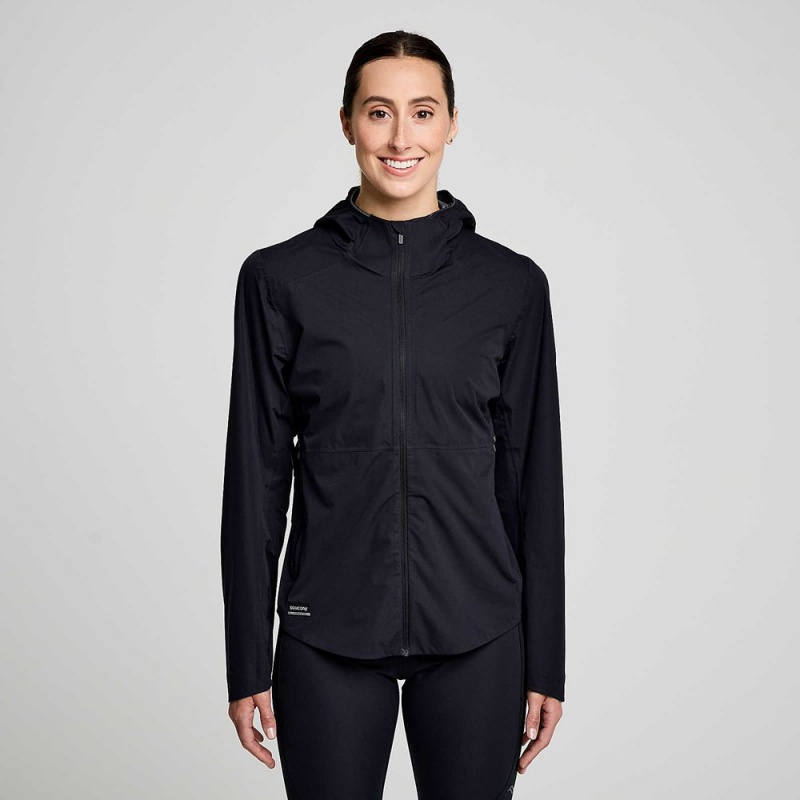 Saucony Runshield Jacket Black | 763019-DZB