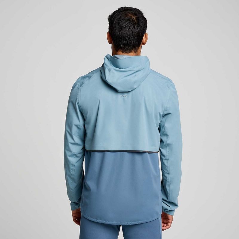 Saucony Runshield Jacket Smog | 248539-TFD