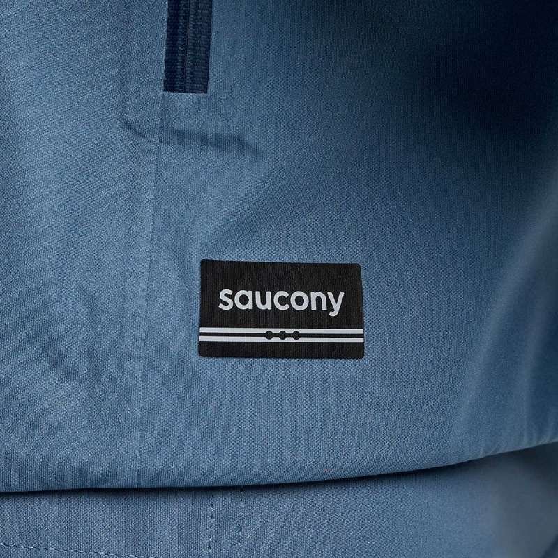 Saucony Runshield Jacket Smog | 248539-TFD