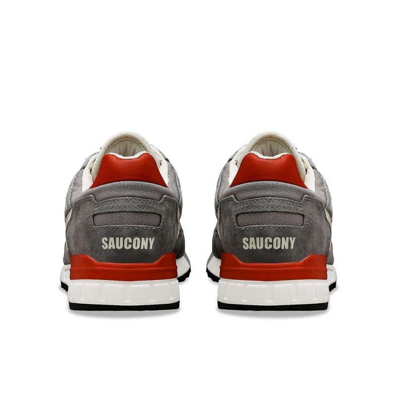 Saucony Shadow 5000 Stonewash Grey/Red | 435276-WNG