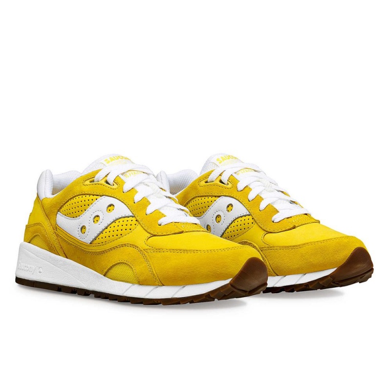 Saucony Shadow 6000 Ivy Prep Yellow/White | 780562-WDP