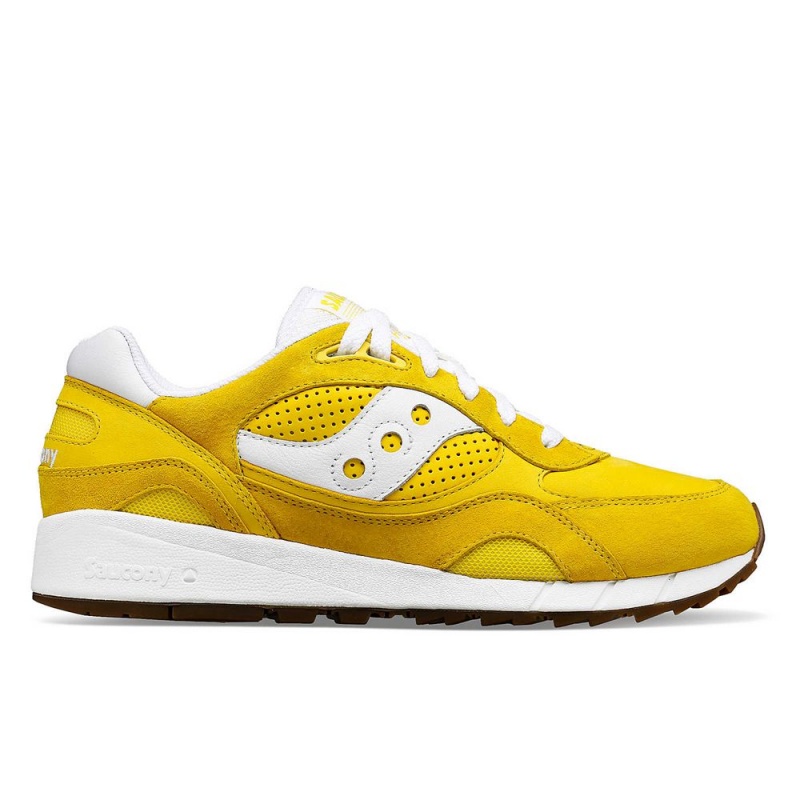 Saucony Shadow 6000 Ivy Prep Yellow/White | 780562-WDP