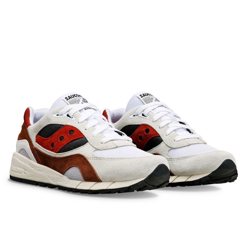 Saucony Shadow 6000 White/Rust | 372568-QLC