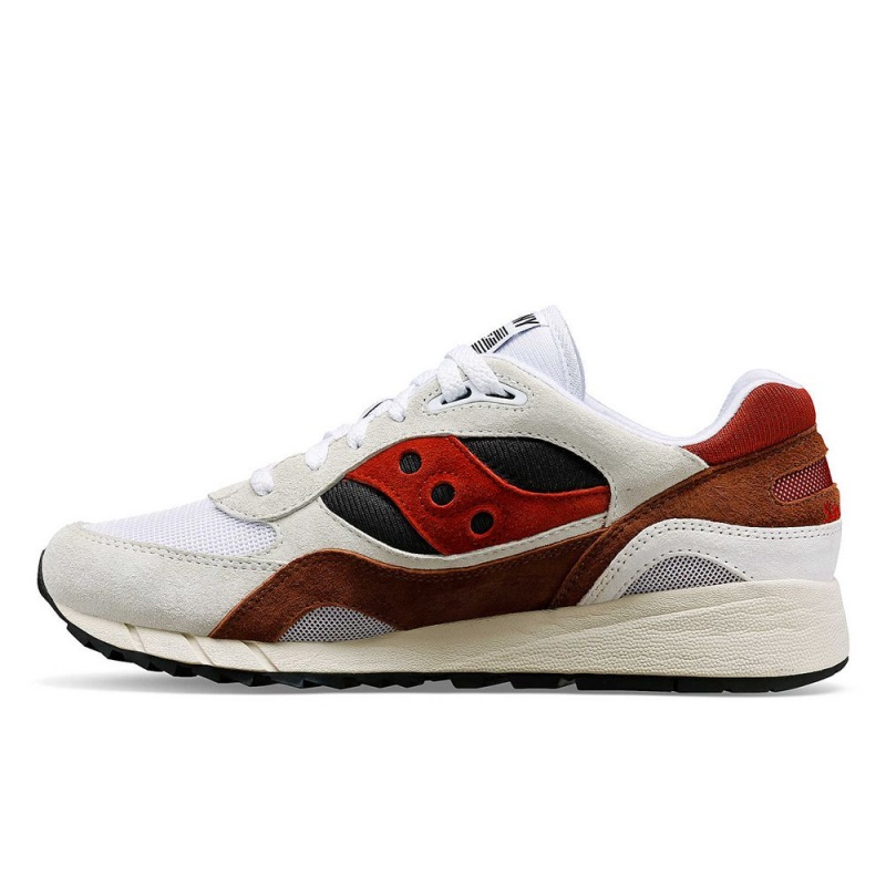 Saucony Shadow 6000 White/Rust | 372568-QLC