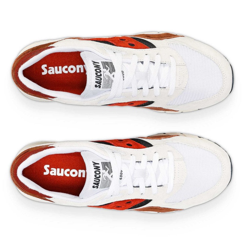 Saucony Shadow 6000 White/Rust | 372568-QLC