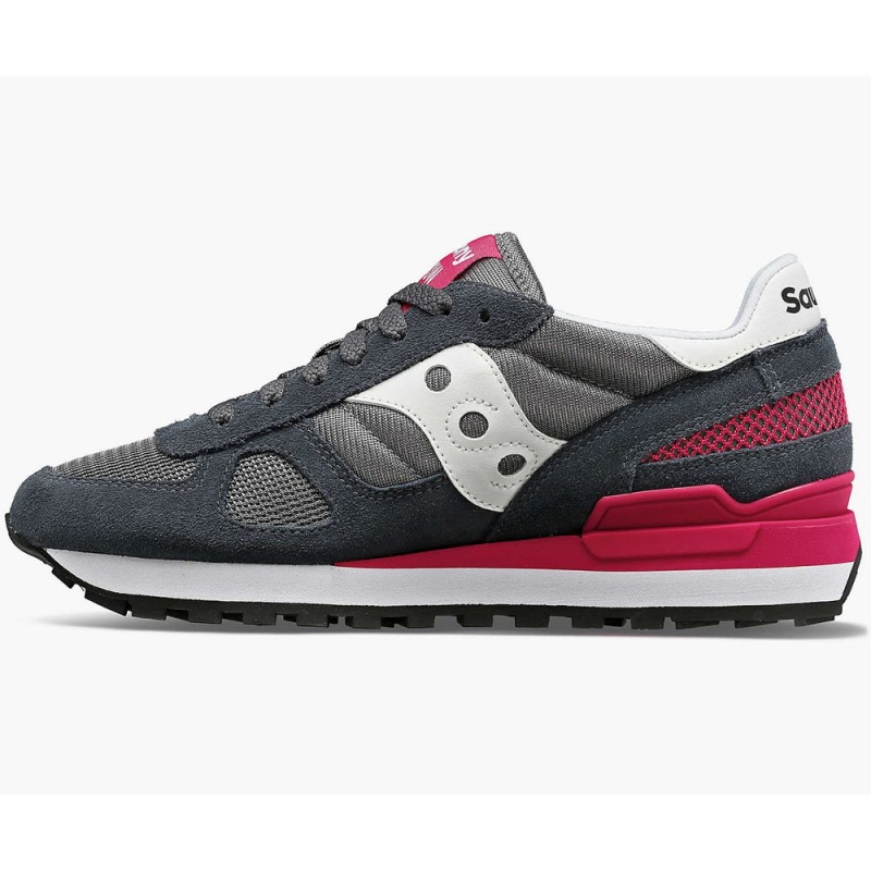 Saucony Shadow Original Dark Grey/Red | 835701-PEV