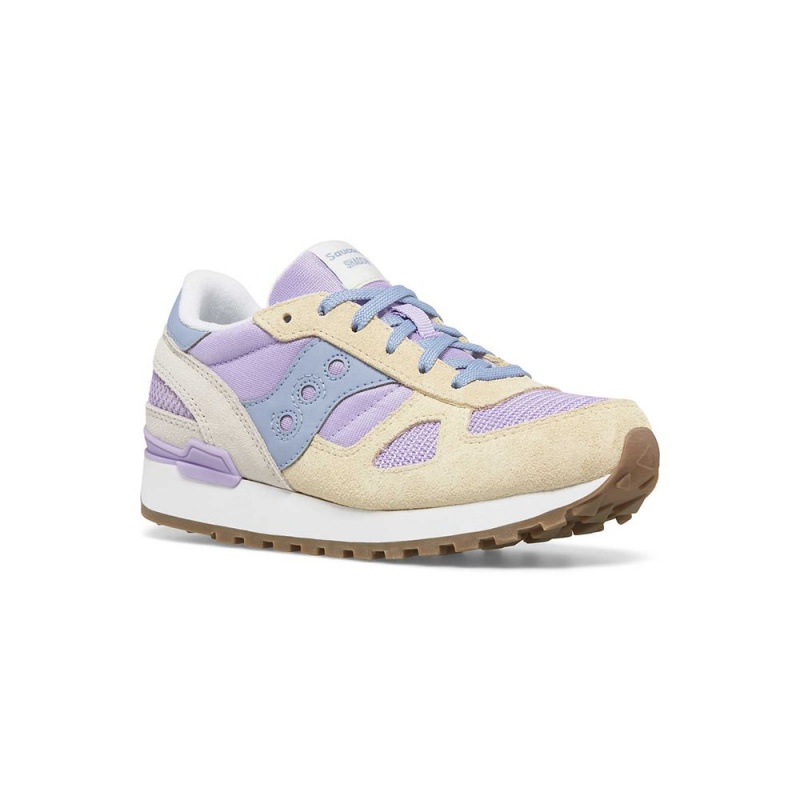 Saucony Shadow Original Sneaker Yellow/Purple/Blue | 206785-BIX