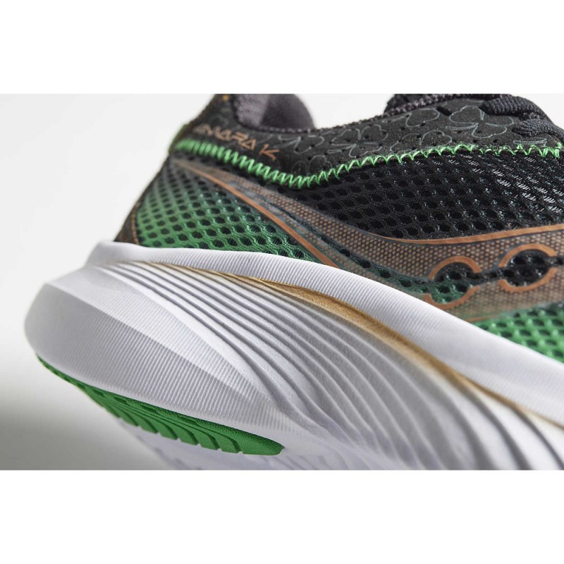 Saucony Shamrock Kinvara 14 Black/Green | 426075-LQM