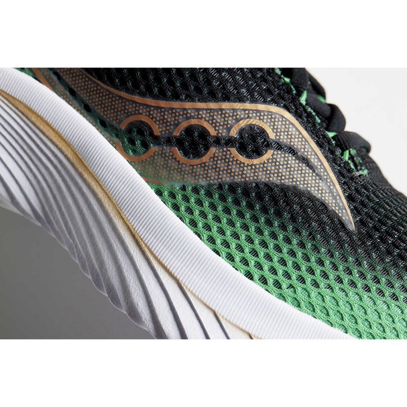 Saucony Shamrock Kinvara 14 Black/Green | 426075-LQM