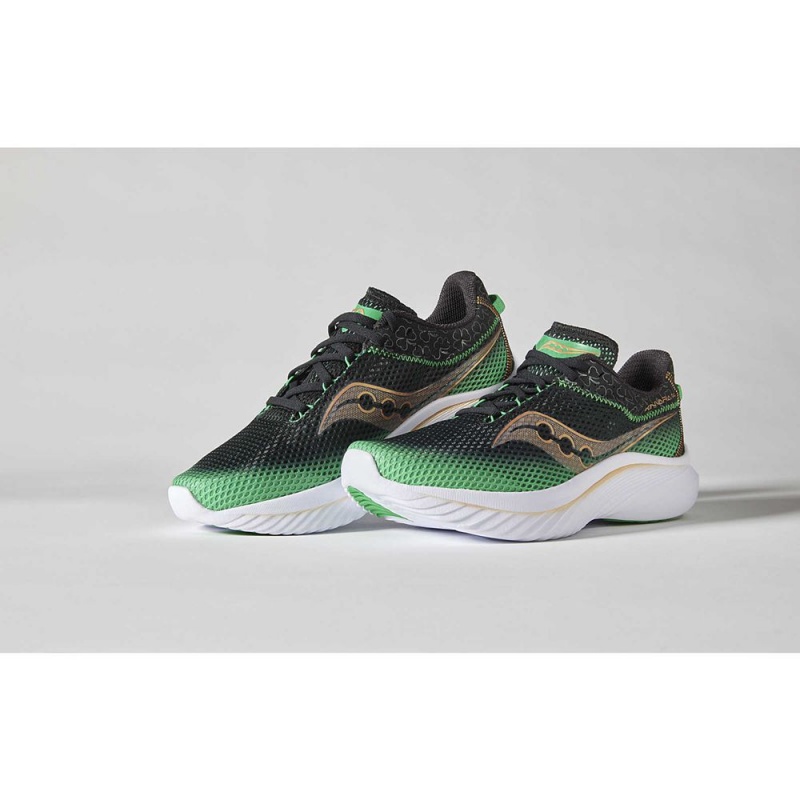 Saucony Shamrock Kinvara 14 Black/Green | 426075-LQM