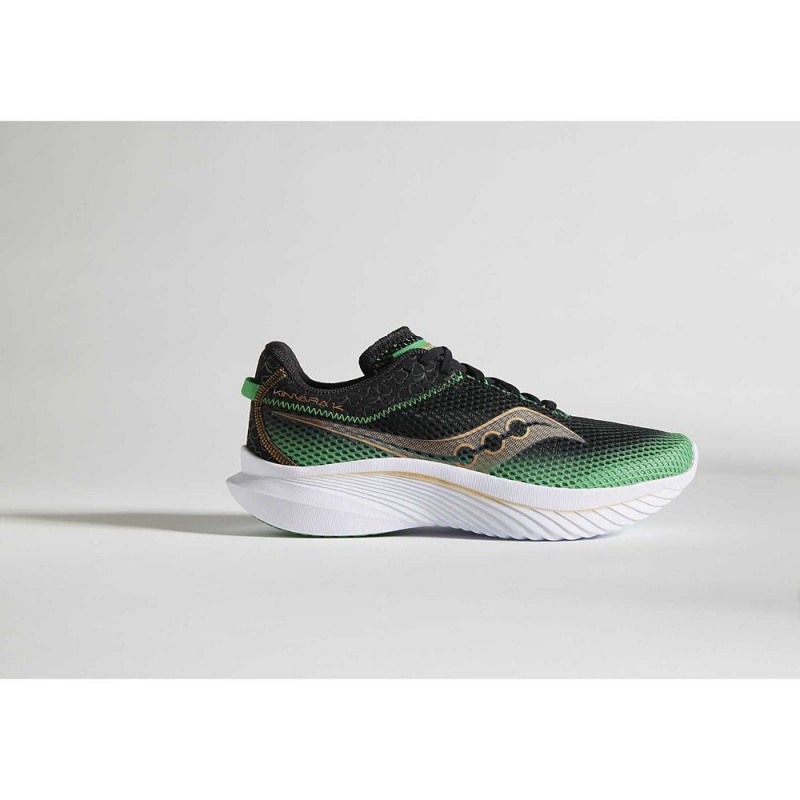 Saucony Shamrock Kinvara 14 Black/Green | 426075-LQM