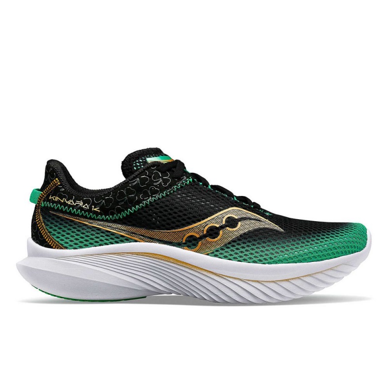 Saucony Shamrock Kinvara 14 Black/Green | 426075-LQM