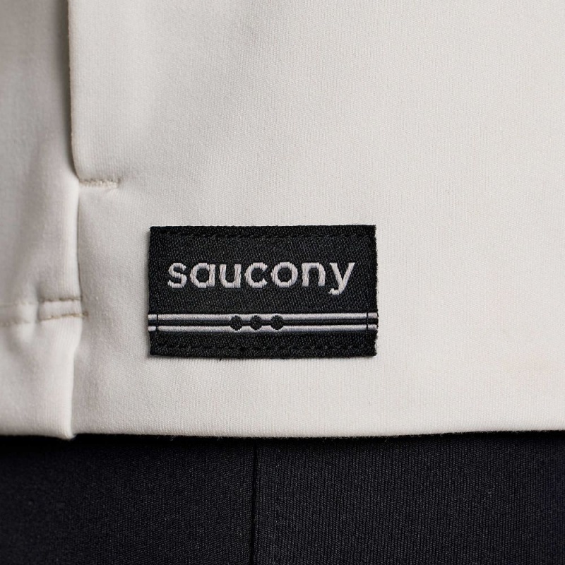 Saucony Solstice Oysterpuff 1/2 Zip Linen | 951784-WOF