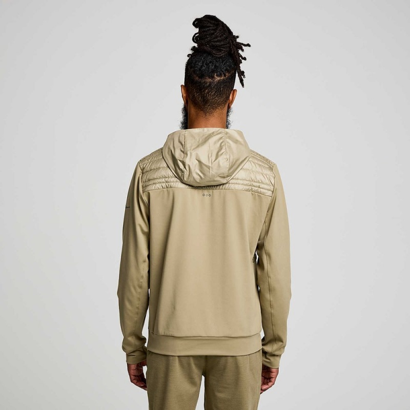 Saucony Solstice Oysterpuff Hoody Coffee | 165048-PNM