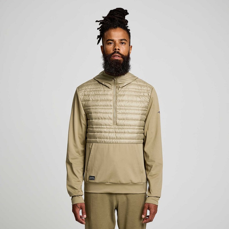 Saucony Solstice Oysterpuff Hoody Coffee | 165048-PNM