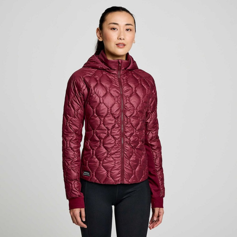 Saucony Solstice Oysterpuff Jacket Sundown | 145763-CUL