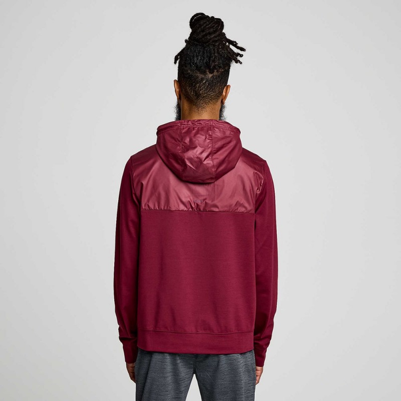 Saucony Solstice Zip Hoody Sundown Heather | 053689-HZX